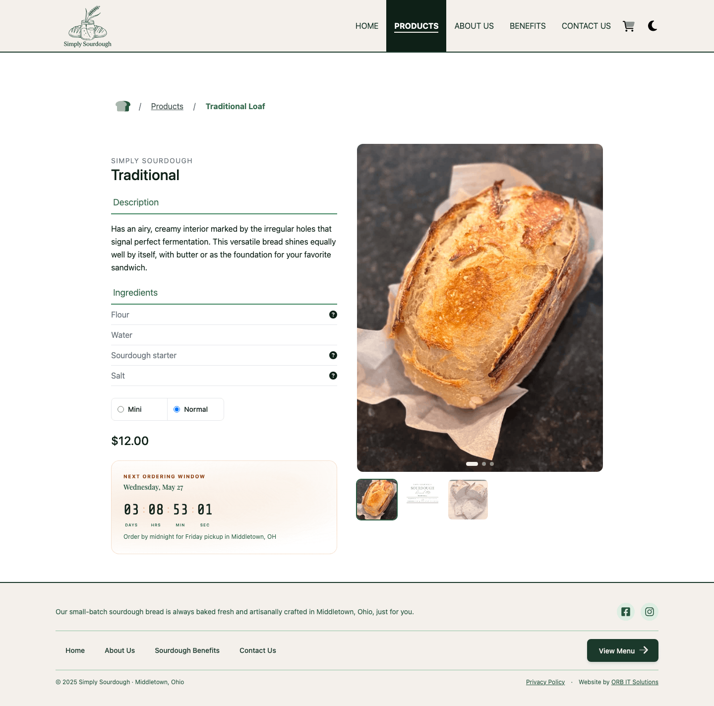 Simply Sourdough product detail